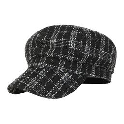 iSWEVEN Unisex Black & White Ascot Cap-image-96
