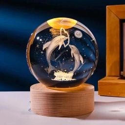3D Galaxy Crystal Ball Night Light Table Lamp-image-54