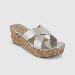 Get Glamr Open Toe Wedge Heels image 3