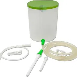 ALS enterprises 530 Enema Kit for Home Use (PVC) with Colon Tip & Pinch Clamp | Enema Pot Massager image 2