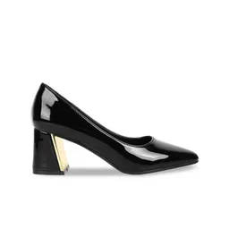 London Rag Pointed Toe Block Heel Pumps image 3