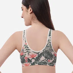 SOIE Non Padded Non Wired Lounge Bra with Removable Cups image 4