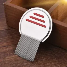 Lice nit Comb with Stainless Steel Metal for lice and nits removal comb-image-10