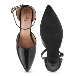 SHUZ TOUCH Textured Block Pumps image 5