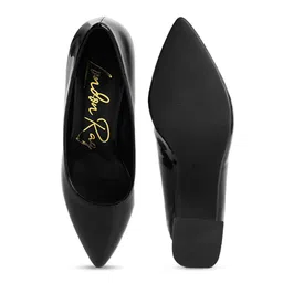 London Rag Pointed Toe Block Heel Pumps image 2