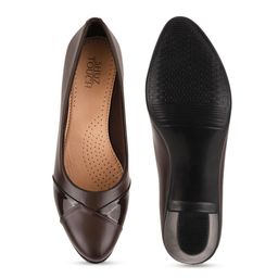SHUZ TOUCH Pointed Toe Block Pumps image 5