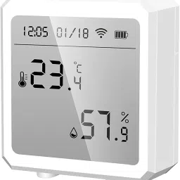 amiciSmart WiFi Temperature Hygrometer Monitor Bluetooth App Control Thermometer Humidity Sensor Built-In Alarm Compatible with Alexa and Google Assistant WiFi Temperature Hygrometer Monitor Bluetooth App Control Thermometer Humidity Sensor Built-In Alarm Compatible with Alexa and Google Assistant Weather Station-9