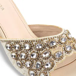 Mochi Embellished Open Toe Block Heels image 5