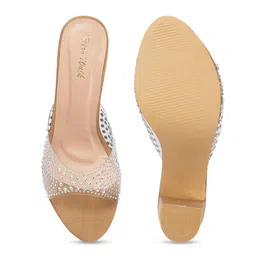 Retro Walk Open Back Block Pumps image 5