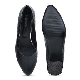 Shezone Textured Block Heel Pumps image 3