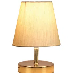 Devansh Off White Textured Table Lamp image 5