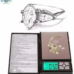NIVAYO Digital Pocket Weight Weighing Scale Jewellery , Gold, Silver, Platinum, Weighing Mini Machine with Auto Calibration, Tare Full Capacity 6 Weighing Mode (600 gram/0.01 gram) Weighing Scale (Multicolour) Weighing Scale image 2