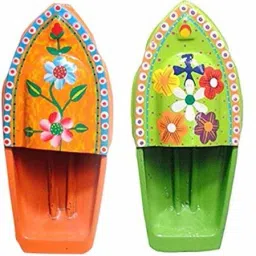 2 pcs Hand Painted Flower Design Putt Putt Phat Phat Pop Pop Boat Toy-16
