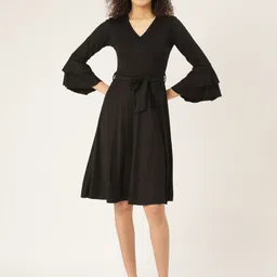 BRINNS Black Midi Dress-image-10