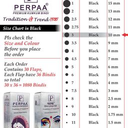 PERPAA Set of 2 Black Velvet Kumkum Bindi Box with 15 Flaps Each - Size 3 image 5