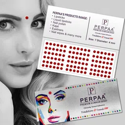 PERPAA Set of 2 Maroon Velvet Kumkum Bindi Box with 15 Flaps Each - Size 7 image 5