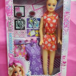 Girls, Angel Doll for Kids Doll Set and ( 2 Dress + doll Earring )-image-33