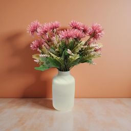 Mid White 20cm Iron Vase-image-62