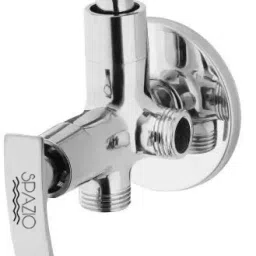 Super Quality Brass Pulse Collection Angle Valve 2 Way Wall Mount (Pack of 1) Chrome Silver Plated Bib Pillar Tap Angle Cock Faucet-picture-11