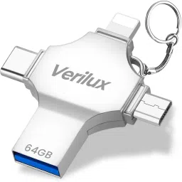 SERPLEX Flash Drive 64GB 4 in 1 USB TypeC Micro USB Thumb Drive for Phone Pad PC Android 64 GB Pen Drive Compatible with Mobile, Tablet, Laptop, Desktop Computer USB 3.0 Metal Case-7