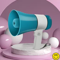 Handheld Megaphone with Siren, Microphone & Rechargeable for Outdoor EventsA429 Megaphone Portable Megaphone Siren Loudspeaker Function &Long Battery BackupE429 Outdoor PA System-21