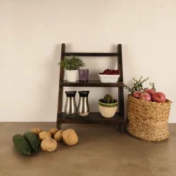 symplify Amelia Wooden Shelf 2 Step Ladder-picture-35