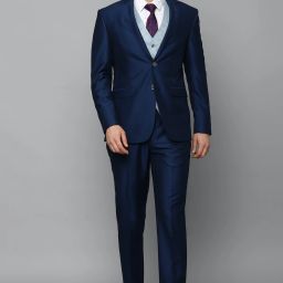 Men 3 piece suit Solid Suit-image-28