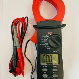 hty HTC CM 207 Contact Voltage (NCV), Clamp Torch True RMS Digital Clampmeter Digital Multimeter image 1