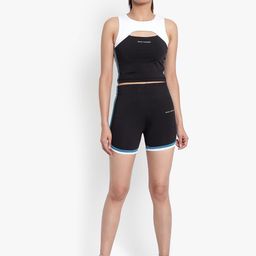 Wearjukebox Colourblocked Top With Tights-image-31