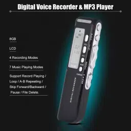 FREDI HD PLUS Mini Digital Voice Recorder with Mini LCD Display Inbuilt 8GB 8 GB Voice Recorder image 5