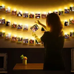 16 LEDs 3.05 m Yellow Steady Clip Rice Lights-image-25
