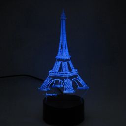 Lampees 3d Illusion Eiffel Tower LED Lamp Table Lamp-image-12