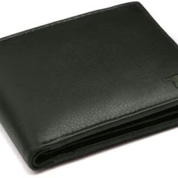 Men Green Genuine Leather RFID Wallet-image-42
