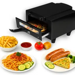 Electric Tandoor for Home | 1500W Power | Lightweight, Compact and Portable Pizza Maker-image-69