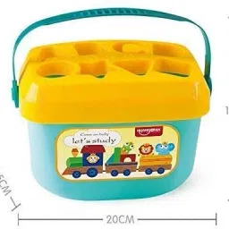 m-alive Baby First Blocks Color & Shape Toy Educational Sorting Box for Kids image 5