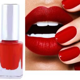 Dark Red Shine Metallic Finish Long Lasting & Wterproof Nailpaint red-image-71
