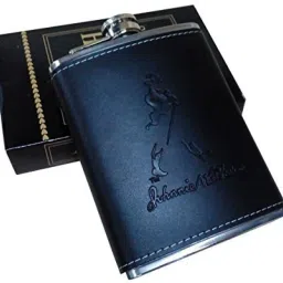 Stiched Leather Stainless Steel Hip Flask-image-32
