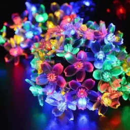 pbbs 16 LEDs 3 m Multicolor Color Changing Flower Rice Lights image 3