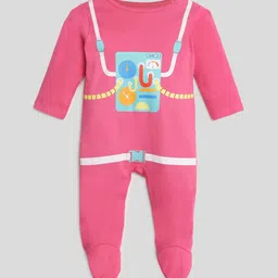Somersault Infants Girls Printed Pure Cotton Sleepsuit-image-84