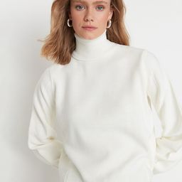 Trendyol Women Off White Pullover-image-60