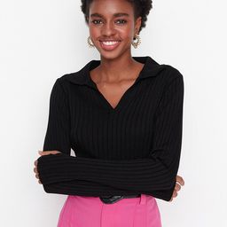 Trendyol Women Black Solid Pullover-image-70