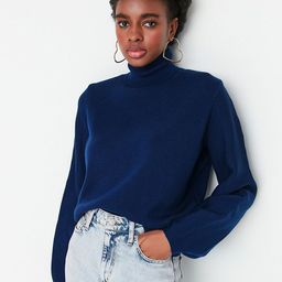 Trendyol Women Navy Blue Pullover-image-61