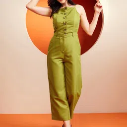 KASSUALLY Shoulder Straps Basic Jumpsuit-image-91