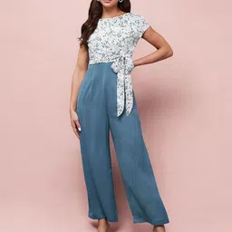 Miss Chase Women Printed Basic Jumpsuit-picture-17