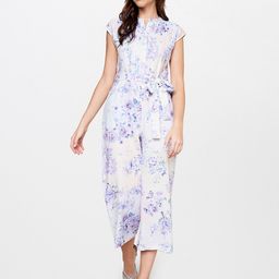 AND Linen Printed Basic Jumpsuit with Ruffles-78