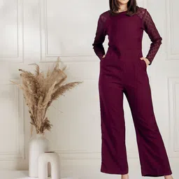 RARE Round Neck Basic Jumpsuit-16