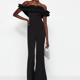 Trendyol Off-Shoulder Ruffles Basic Jumpsuit-picture-58