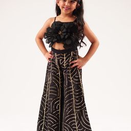 LIL DRAMA Girls Printed Cotton Basic Jumpsuit-image-14