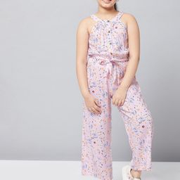 Stylo Bug Girls Printed Waist Tie-Ups Basic Jumpsuit-picture-30