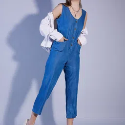 Freehand by The Indian Garage Co V-Neck Culotte Jumpsuit-picture-16